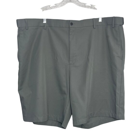 PGA Tour Golf Shorts Mens Size 50 Gray Stretch Flat Front Summer - Picture 1 of 12